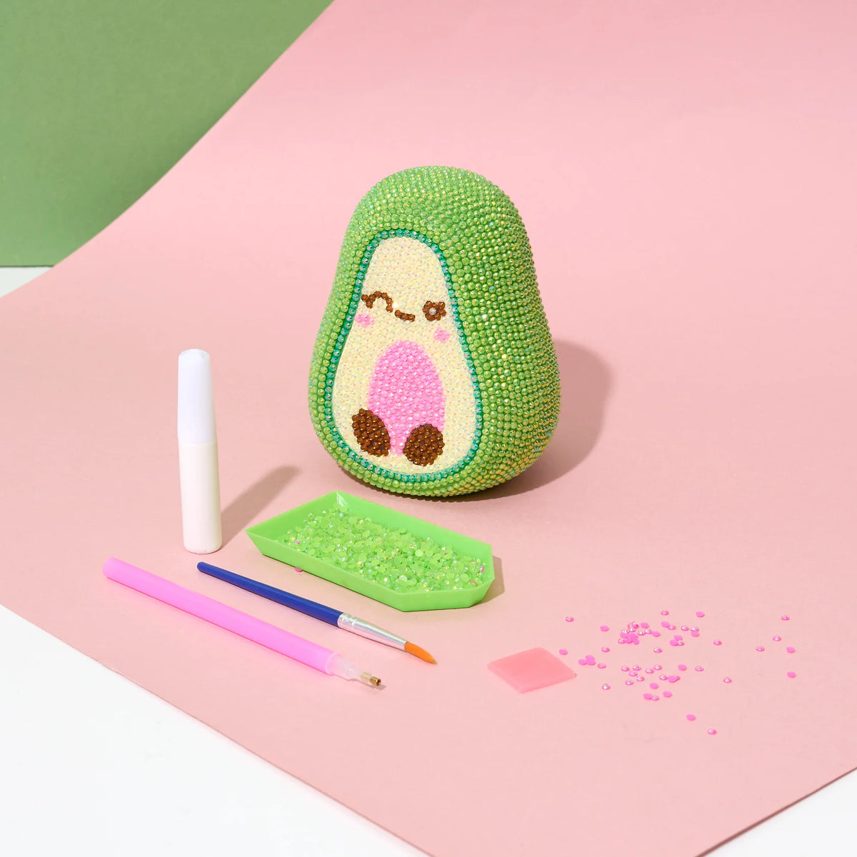 KIT DIY DIAMOND PAINTING 3D AVOCAT KAWAII