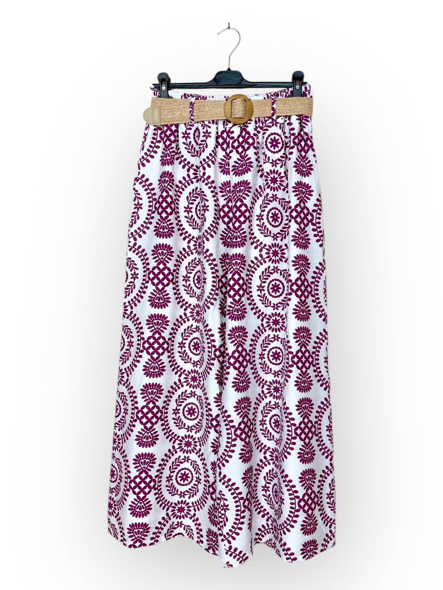 SP 26203 - Pantalon Ample à Motifs géométriques