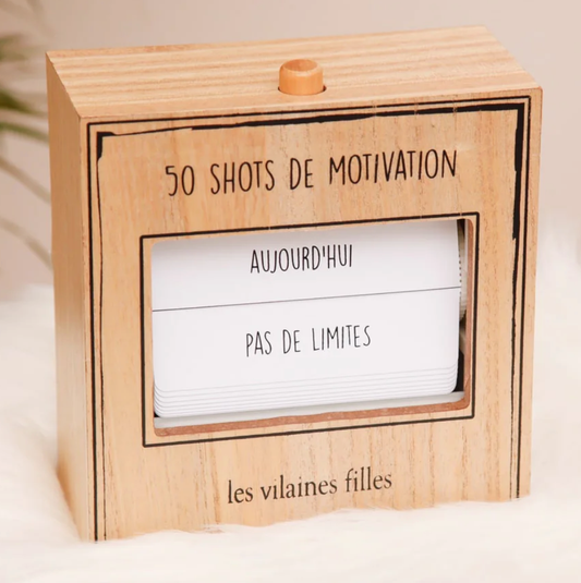 Boite à messages 50 shots de motivation