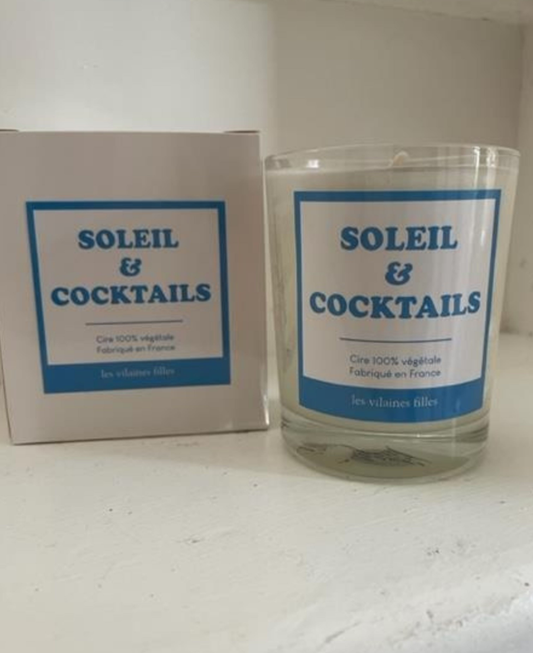 Bougie "Soleil et cocktails"