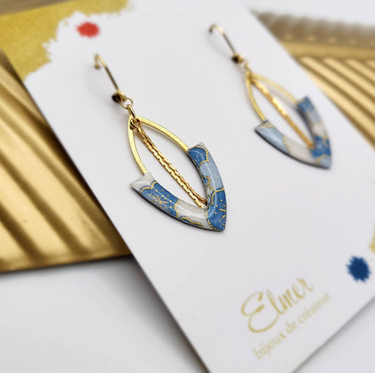 Boucles d'oreilles KOKI mi-longues