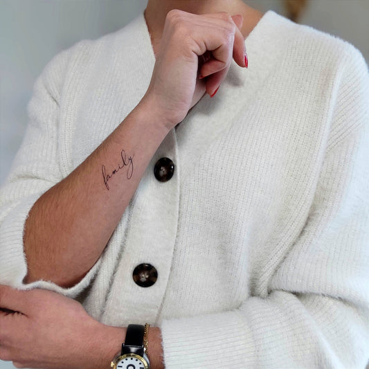 Tatouage temporaire familial, paquet de 5