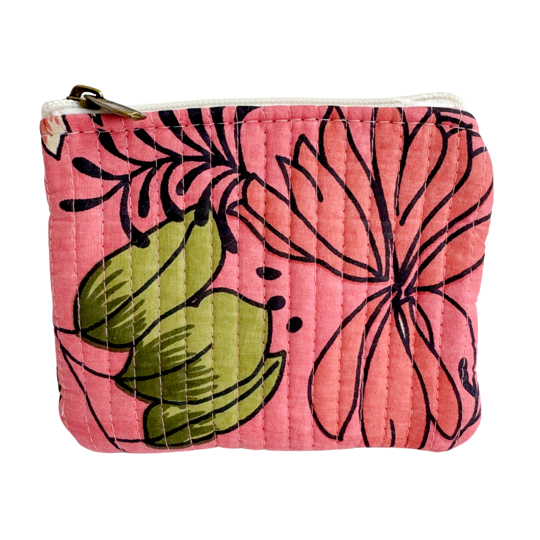 Porte-monnaie 38 | Flowers Blush Rose