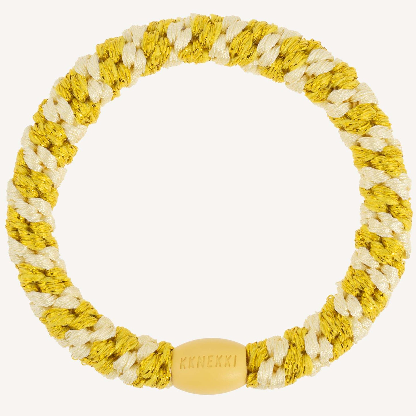 KKNEKKI Light Yellow Sun Glitter Stripe 5766