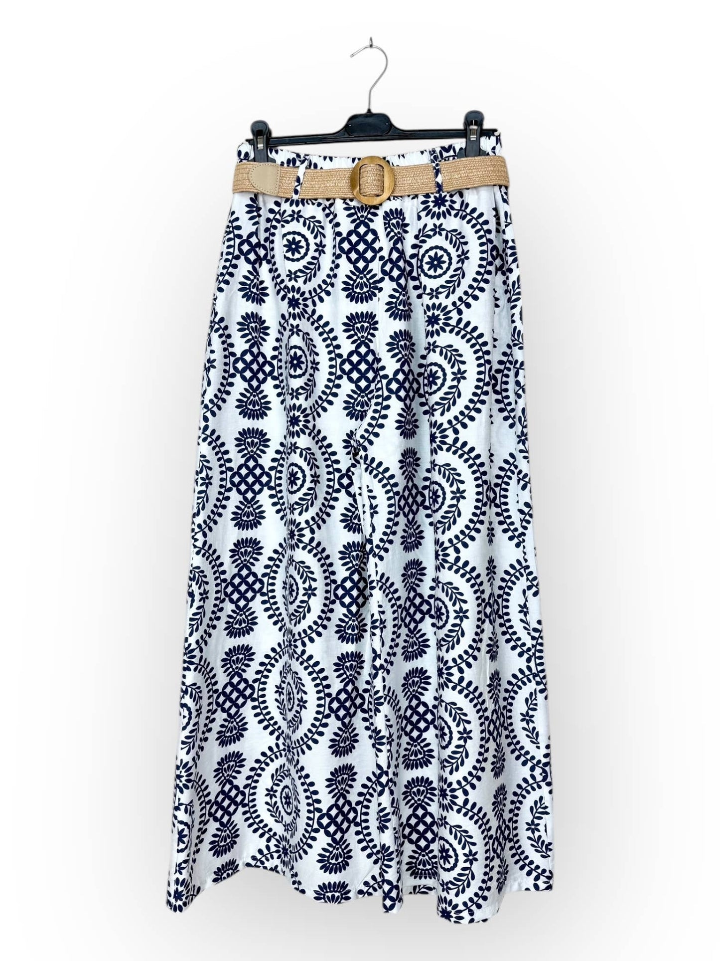 SP 26203 - Pantalon Ample à Motifs géométriques