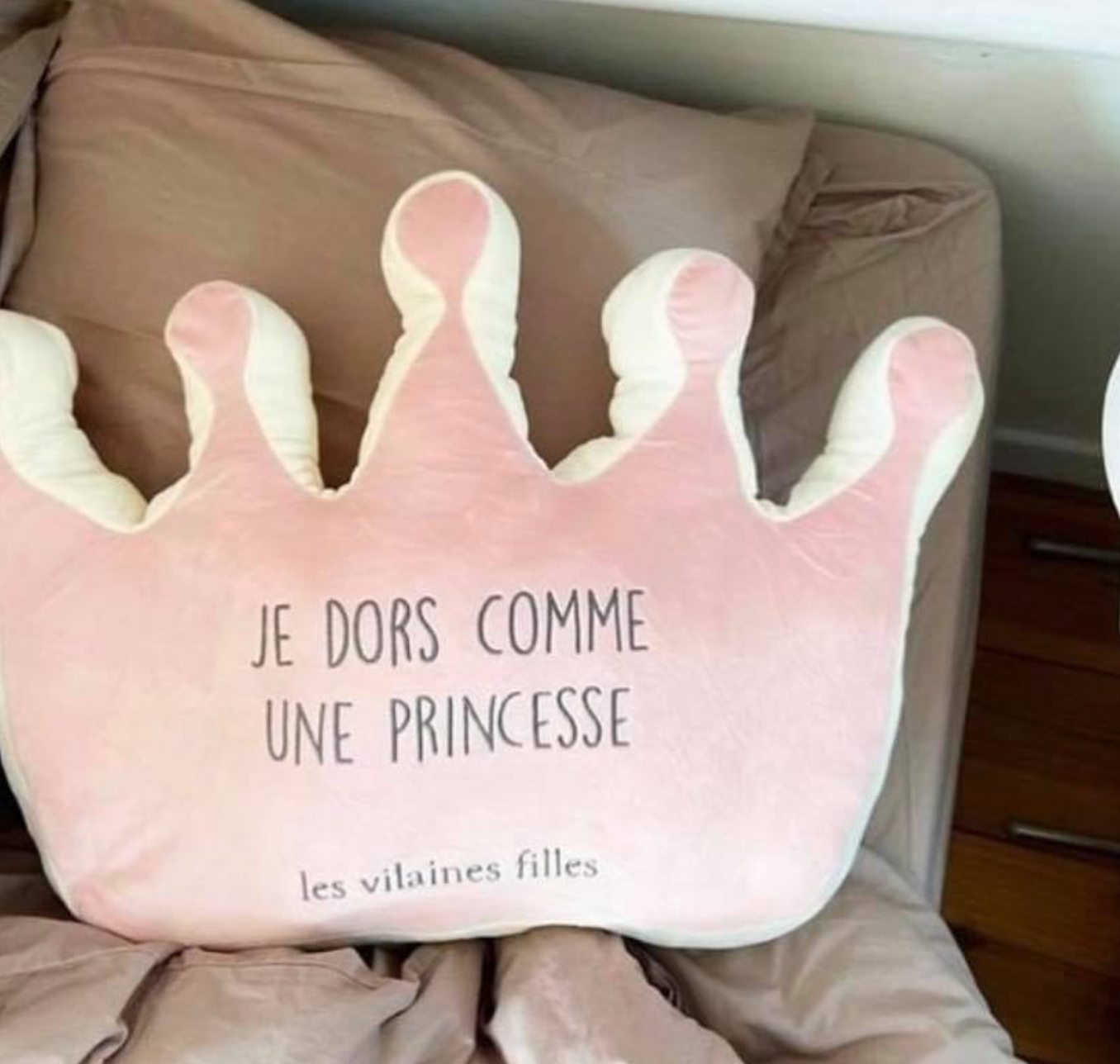 Coussin Couronne pour les princesses