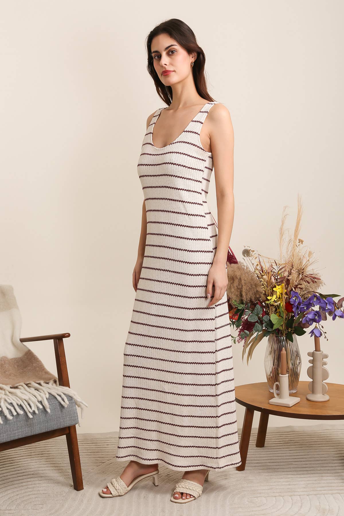 ROBE LONGUE EN MAILLE