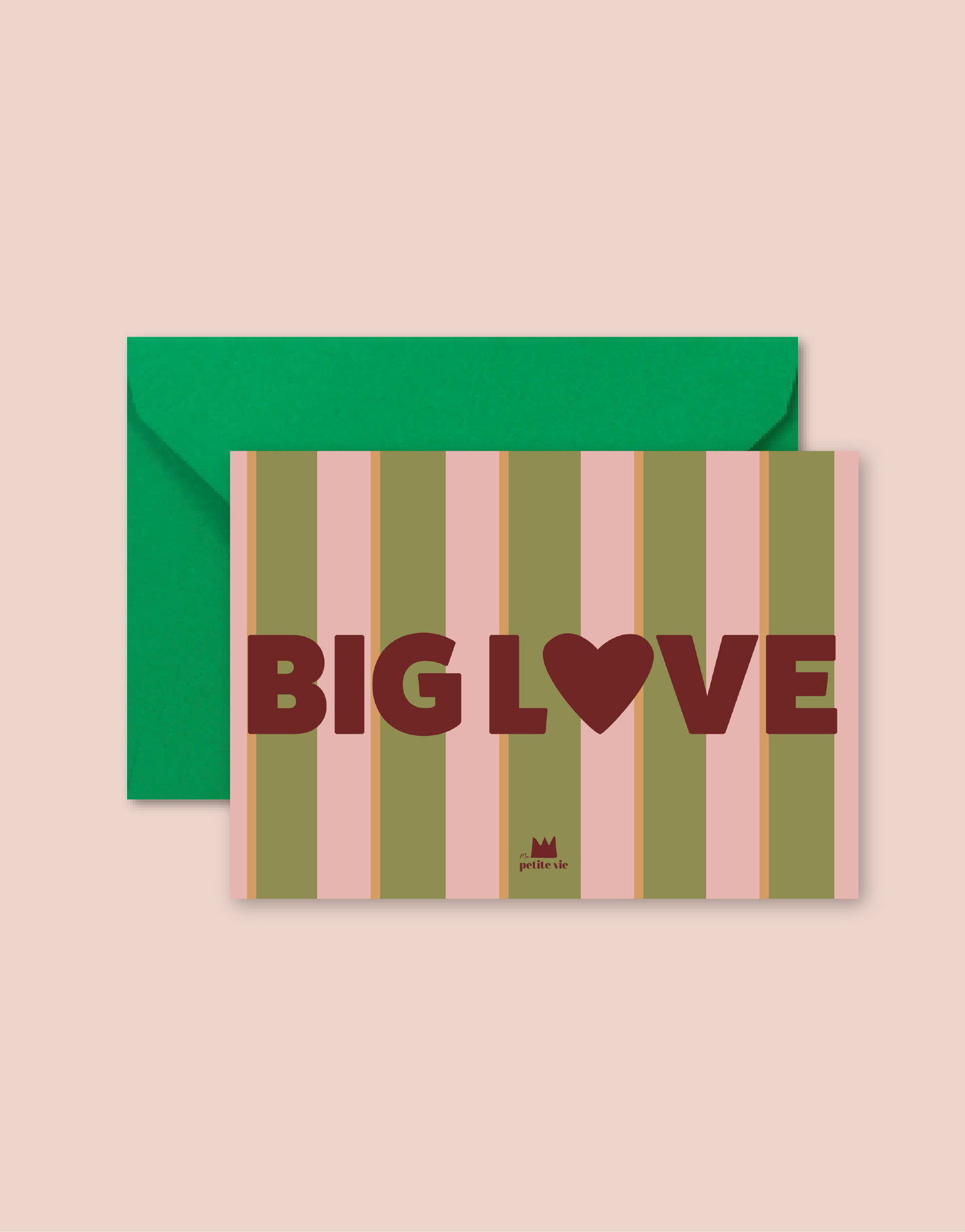 Carte "Love" - Big Love (avec enveloppe)