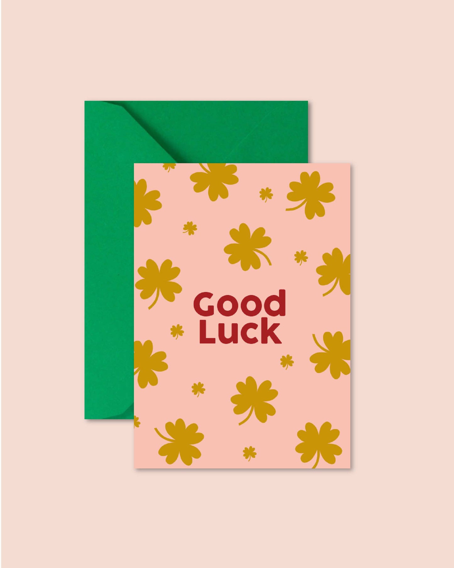 Carte "Good vibes" : Good luck (avec enveloppe)