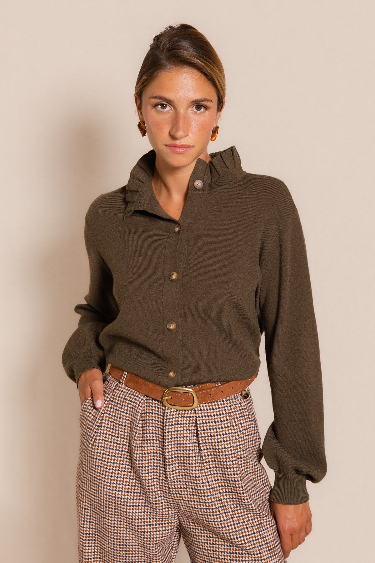 Gilet col montant