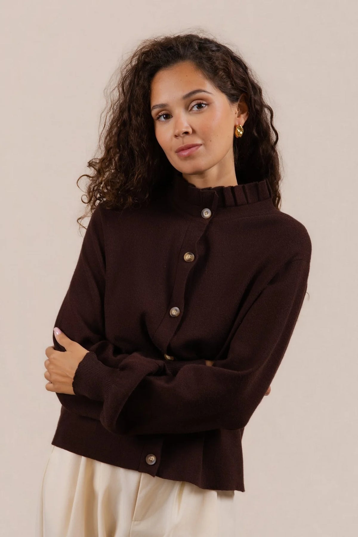 Gilet col montant