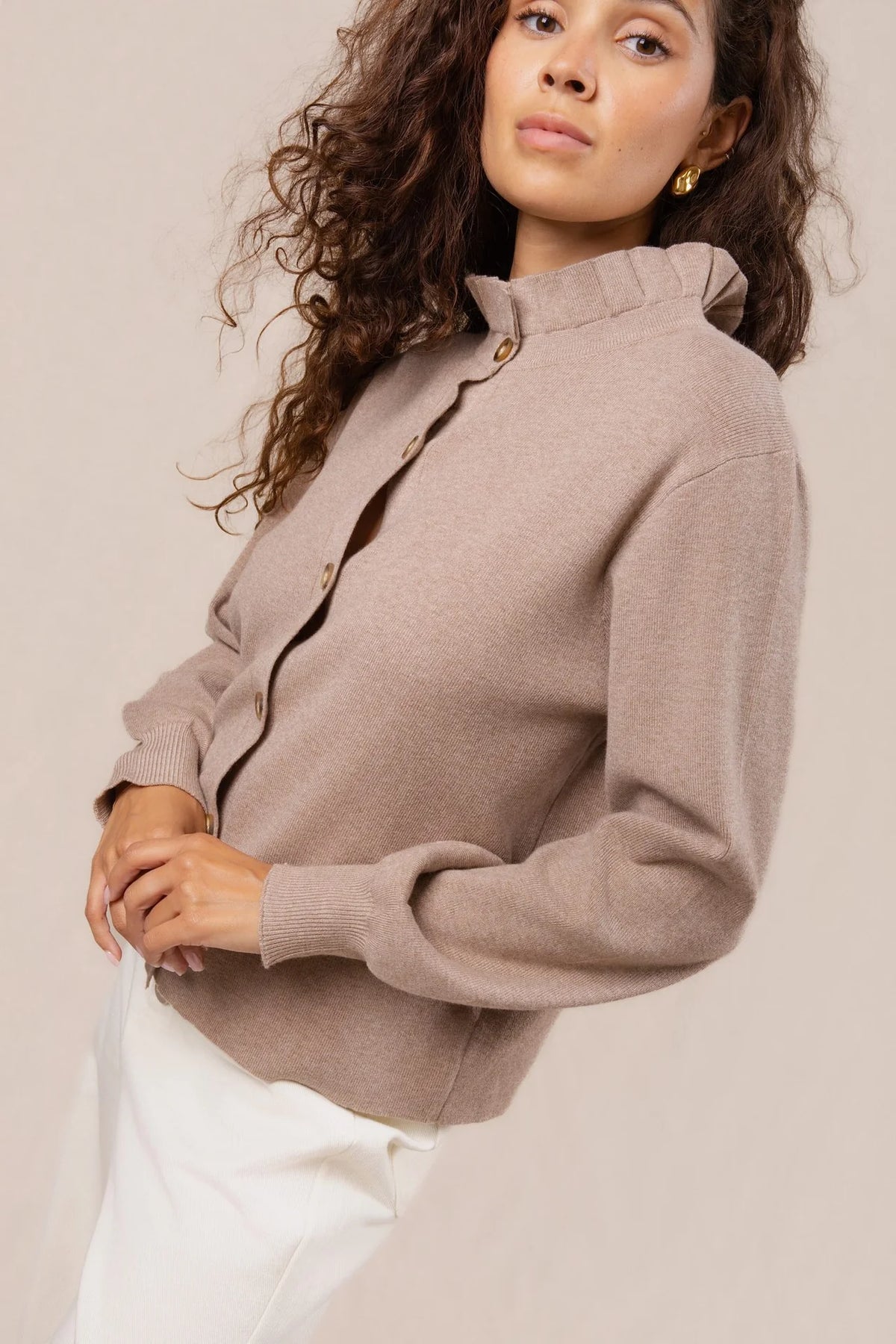 Gilet col montant