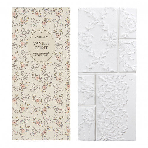 Tablette parfumée - Vanille Dorée