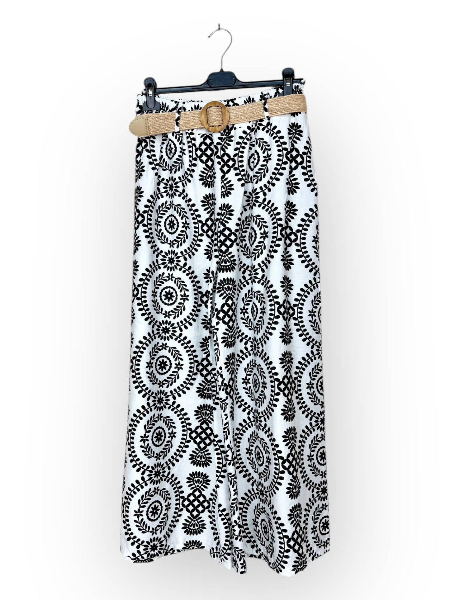 SP 26203 - Pantalon Ample à Motifs géométriques