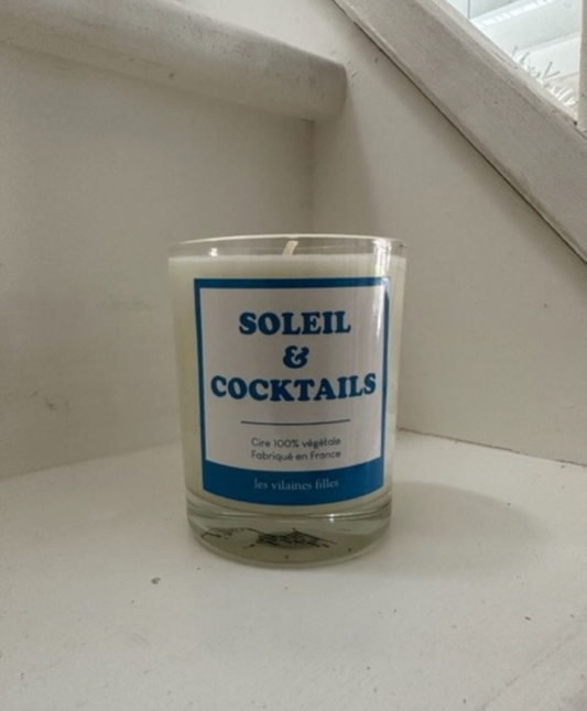 Bougie "Soleil et cocktails"