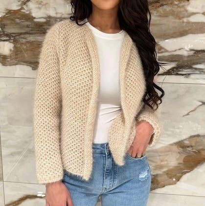 Gilet court fluffy I1032
