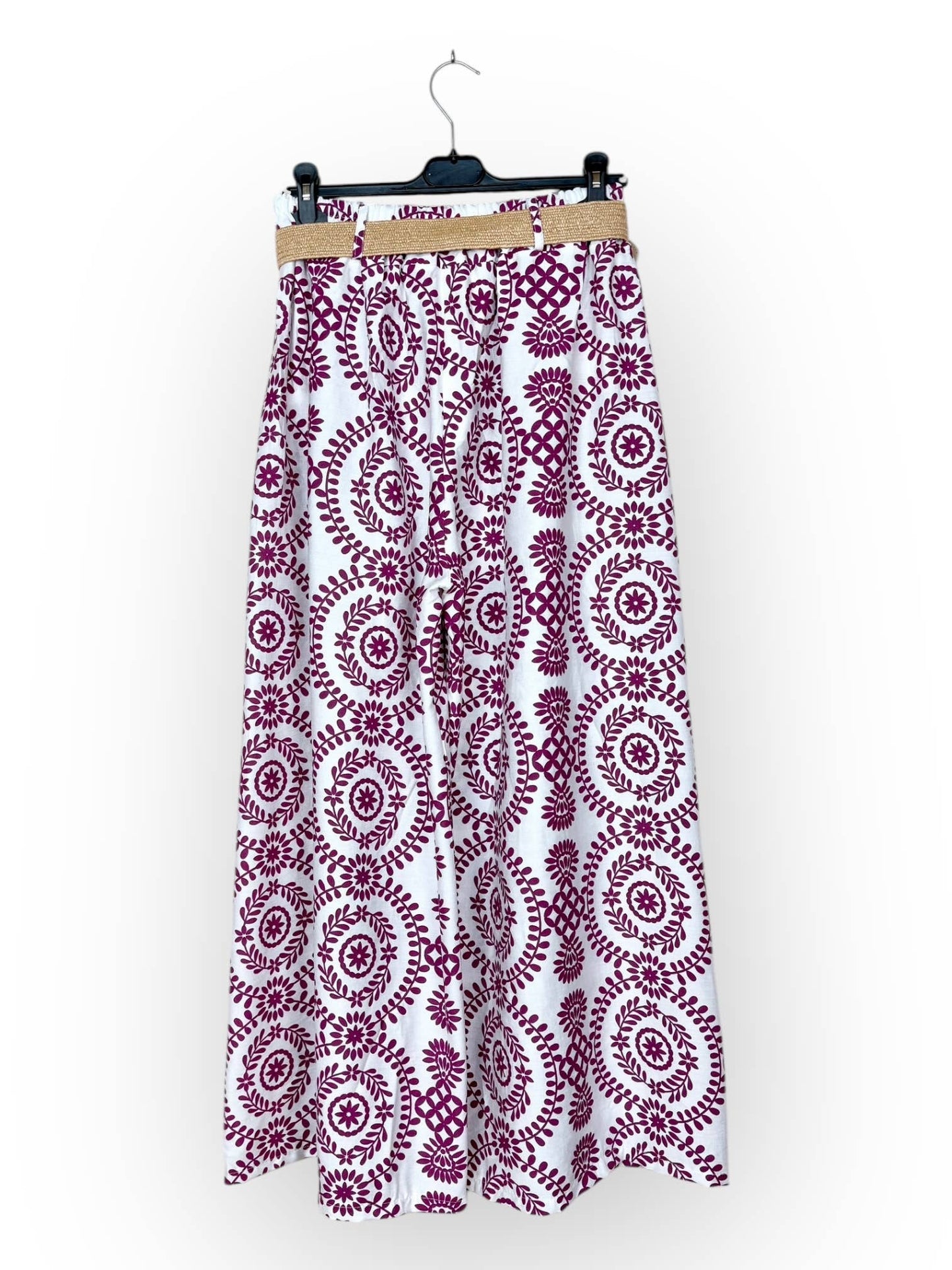 SP 26203 - Pantalon Ample à Motifs géométriques