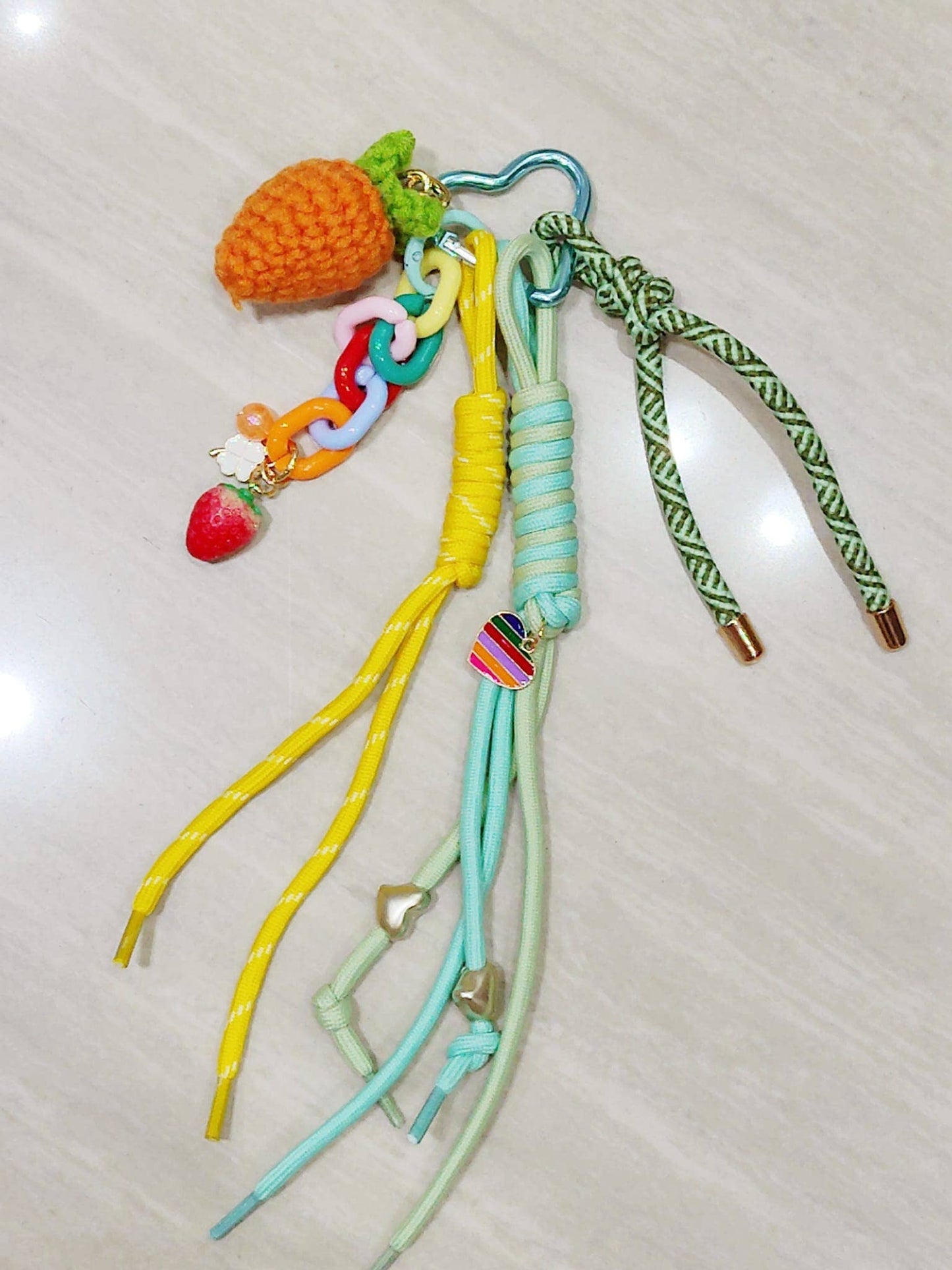 Porte Clé Fantaisie Carotte Crochet