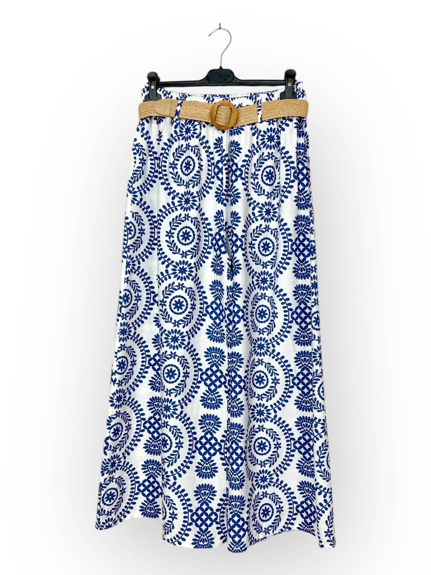 SP 26203 - Pantalon Ample à Motifs géométriques
