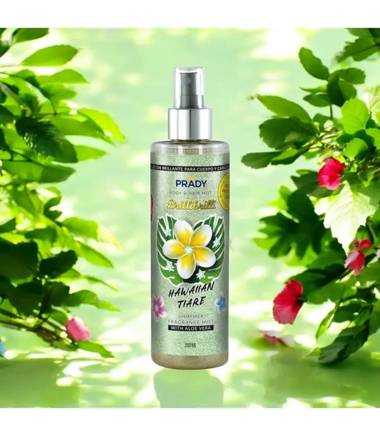 BRUME SCINTILLANTE CORPS ET CHEVEUX PRADY HAWAÏ TIARE 250ML