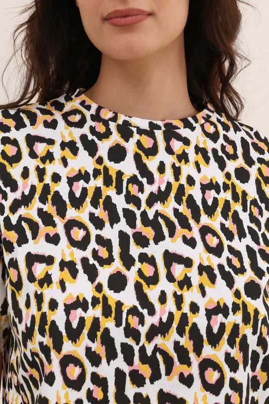 T SHIRT IMPRIMÉ LÉOPARD