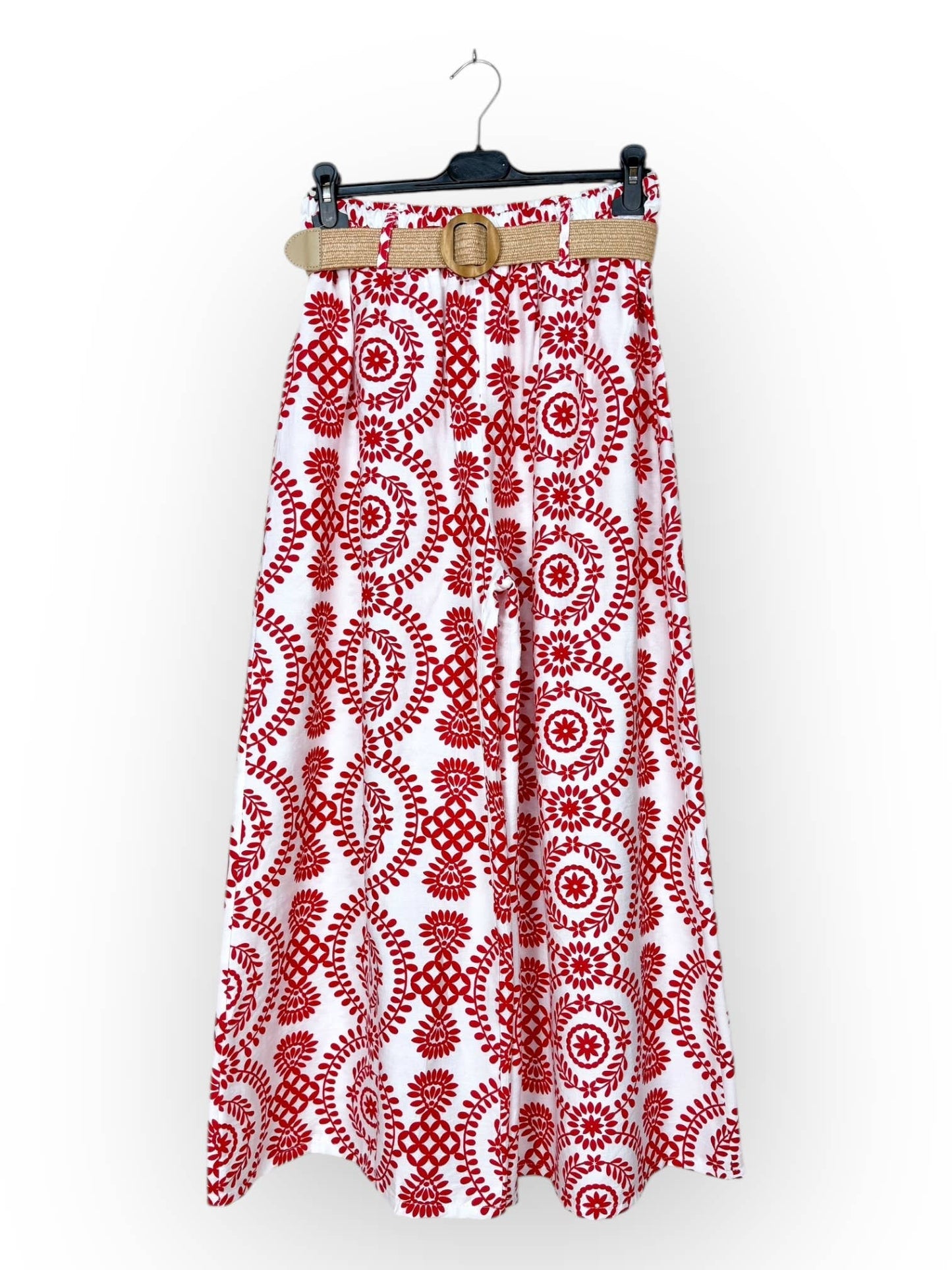 SP 26203 - Pantalon Ample à Motifs géométriques